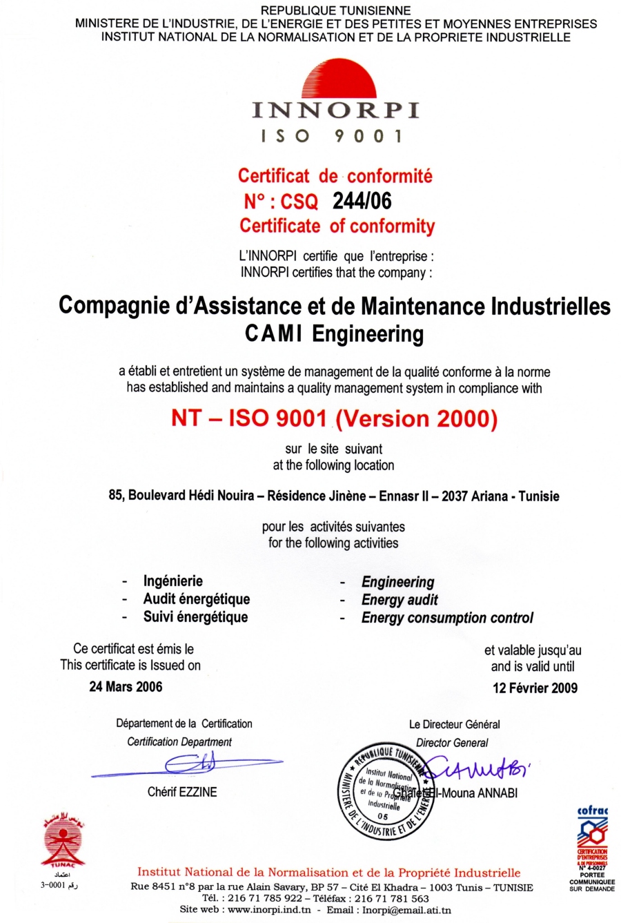 iso 9001 2000